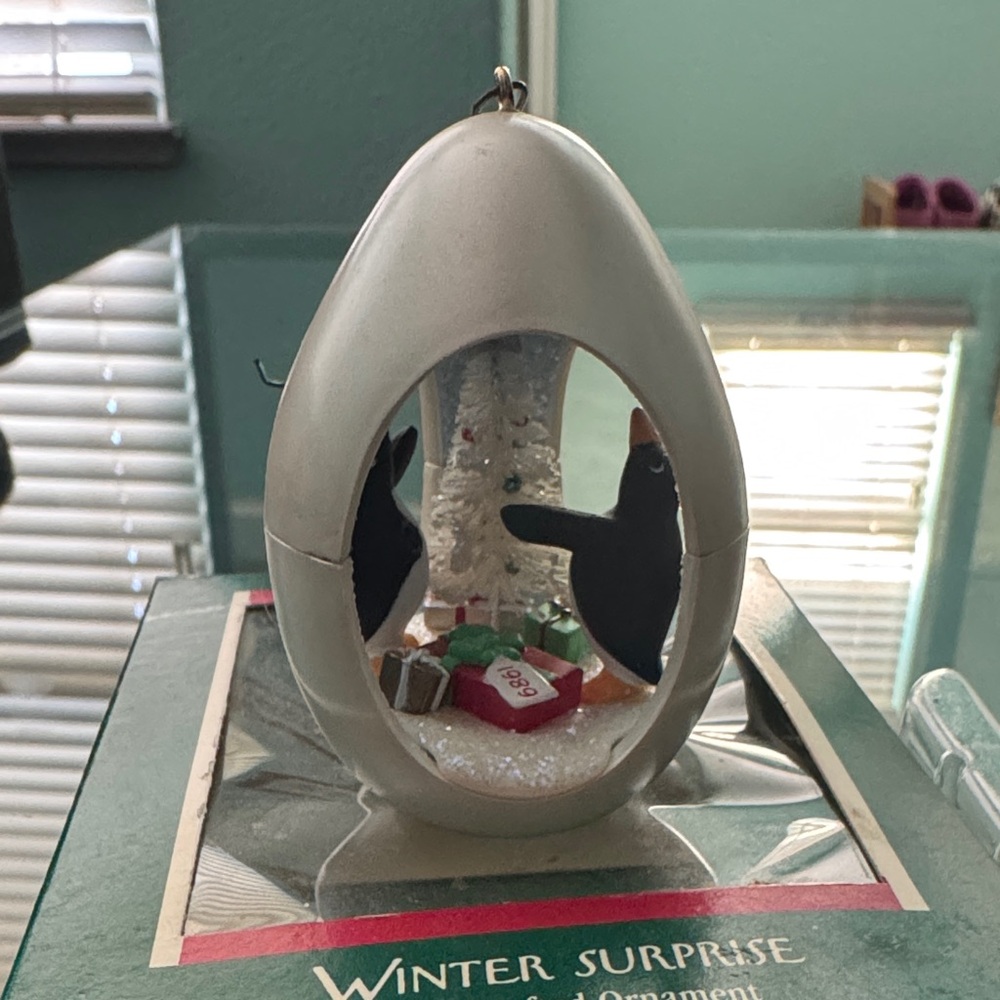 Festive Penguin Holiday Ornament